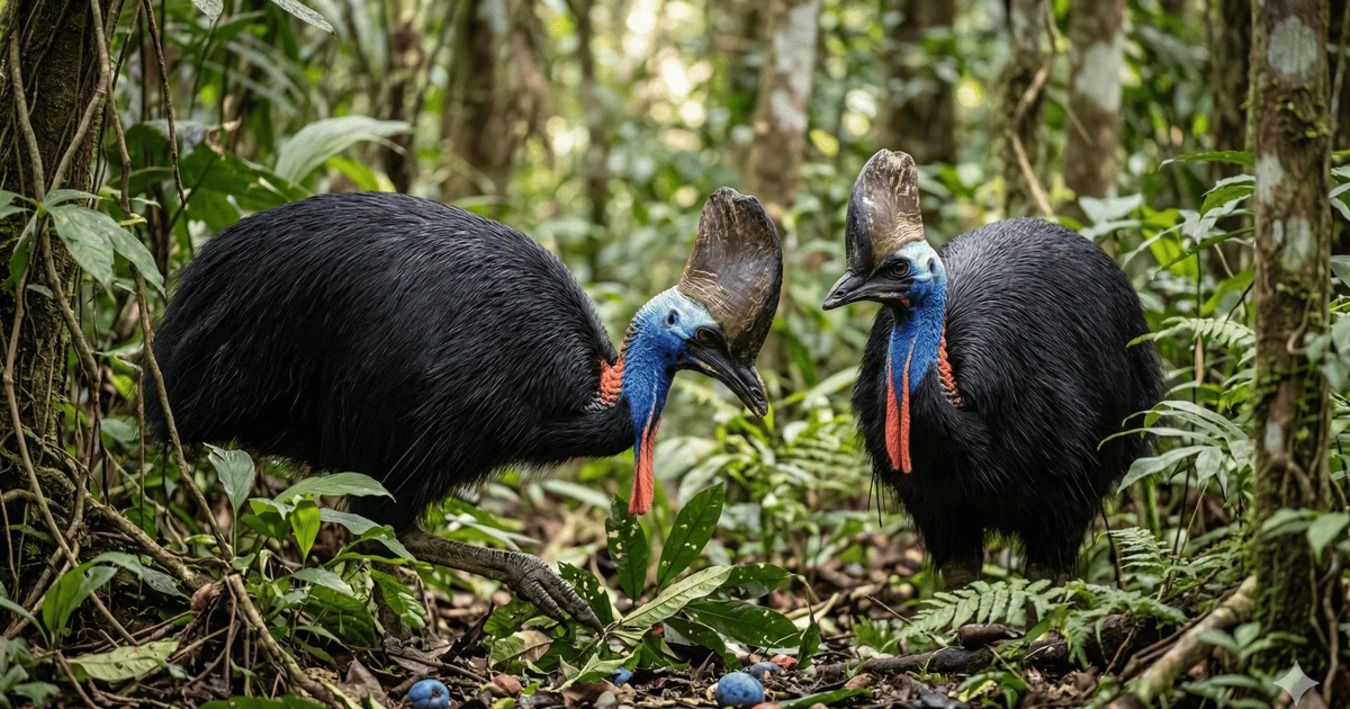 Неймовірно красиві казуари 